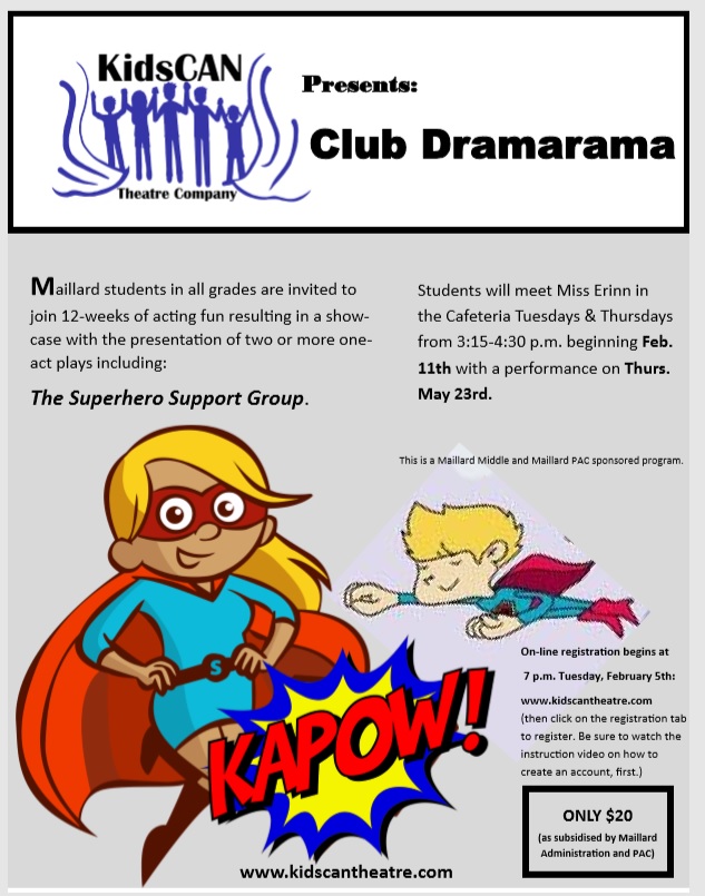 KidsCAN Club Dramarama